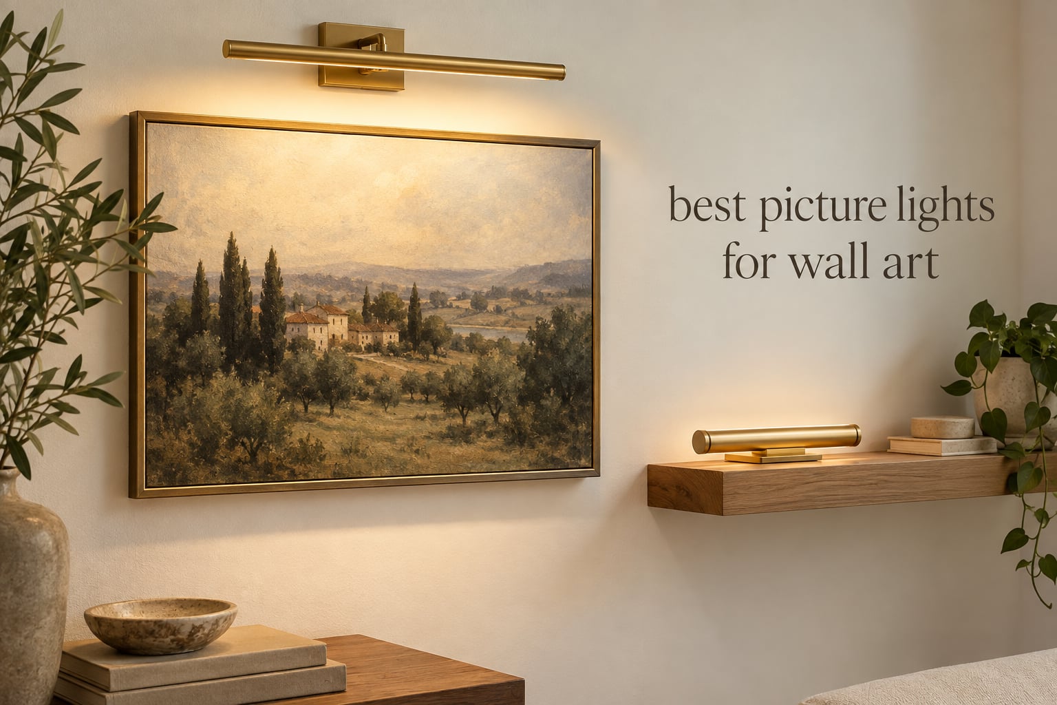 best picture lights for wall art