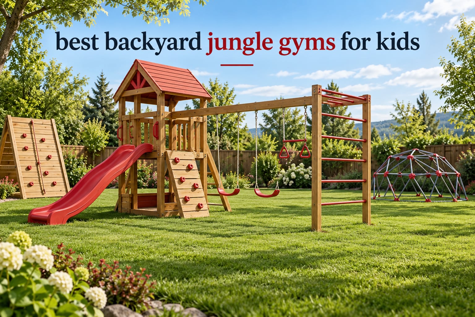 best backyard jungle gyms for kids