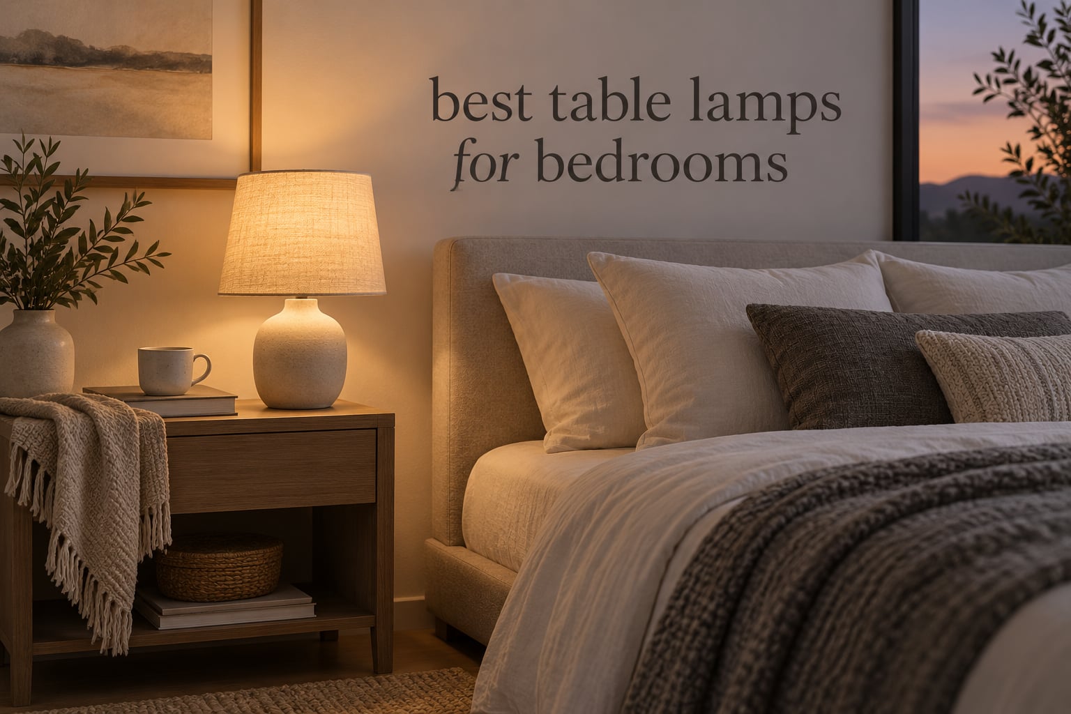 best table lamps for bedrooms