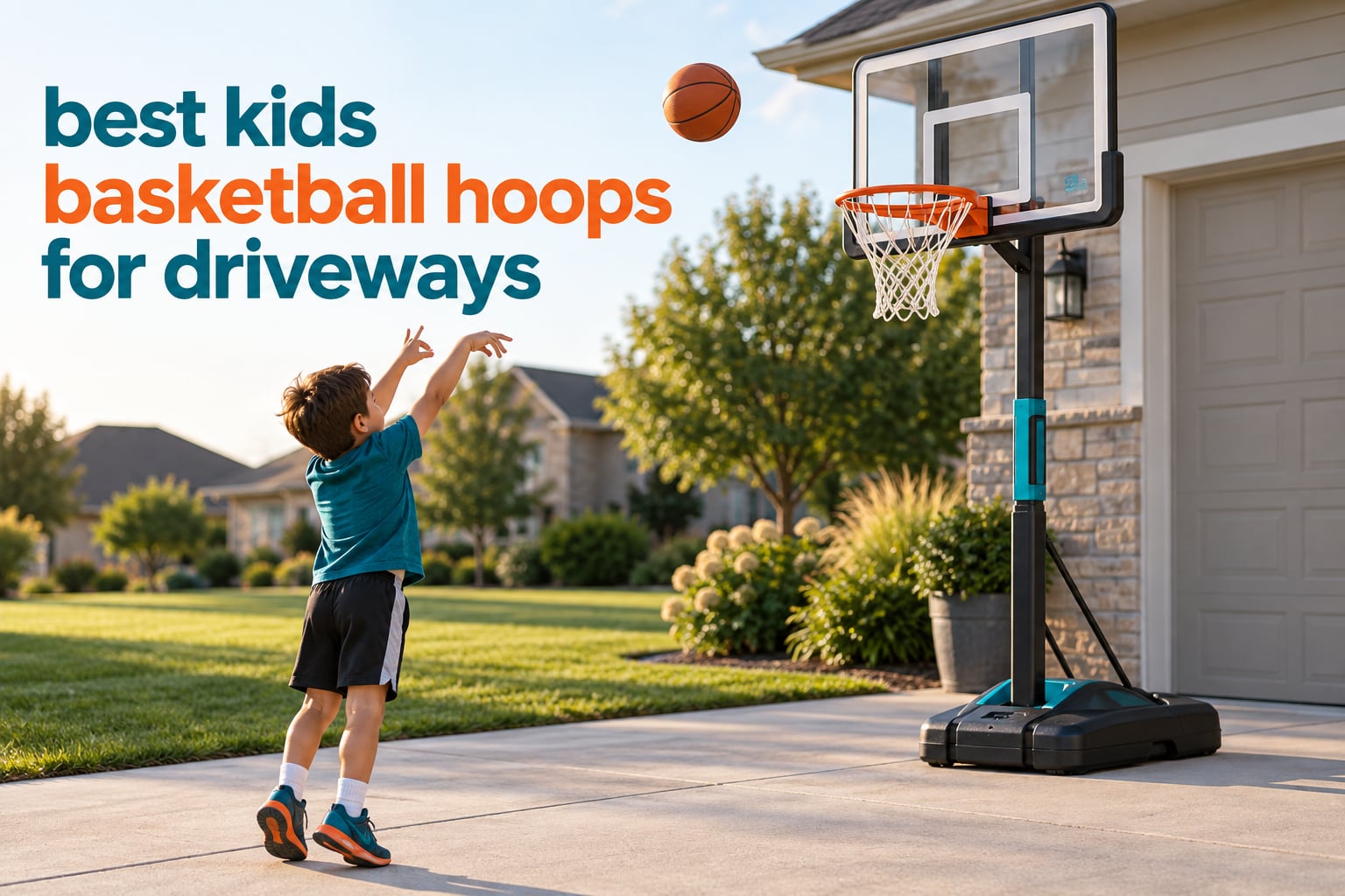 best kids basketball hoops for driveways