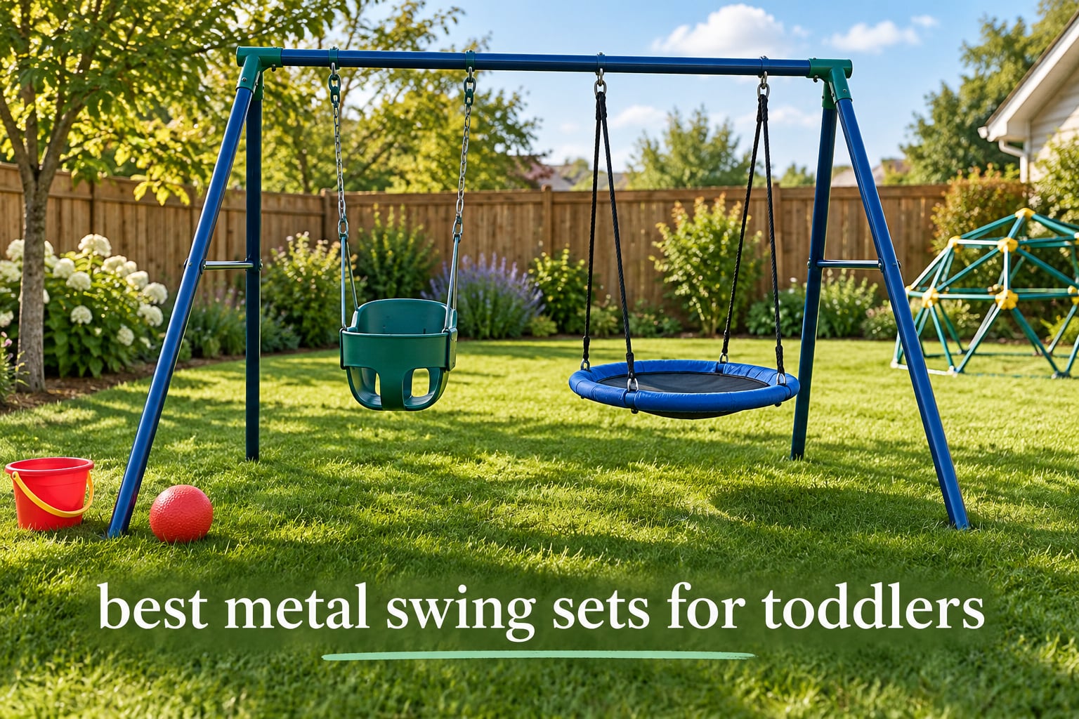 best metal swing sets for toddlers