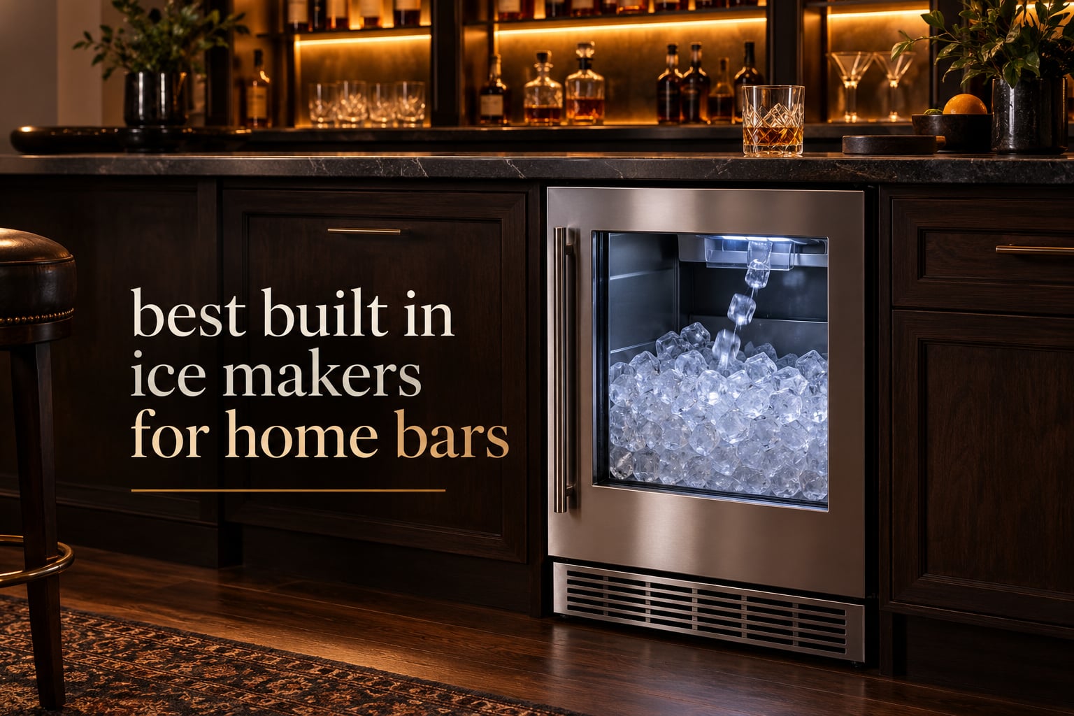 best built in ice makers for home bars