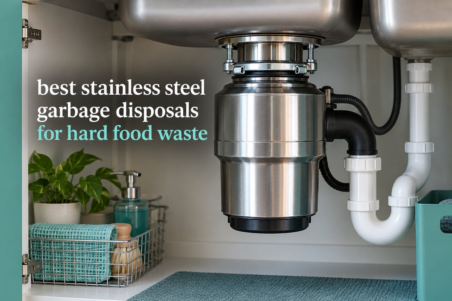 best stainless steel garbage disposals for hard food waste