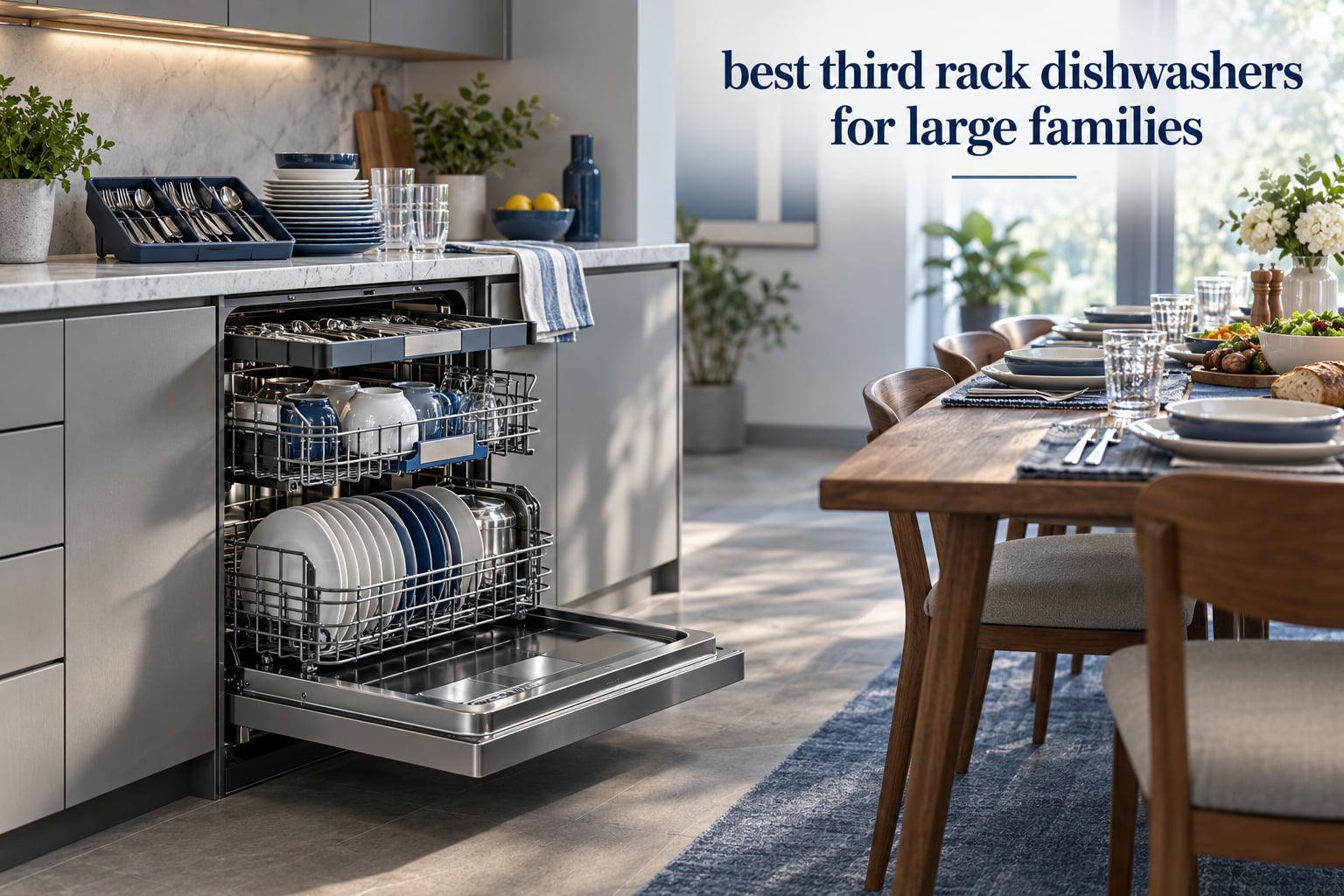best third rack dishwashers for large families