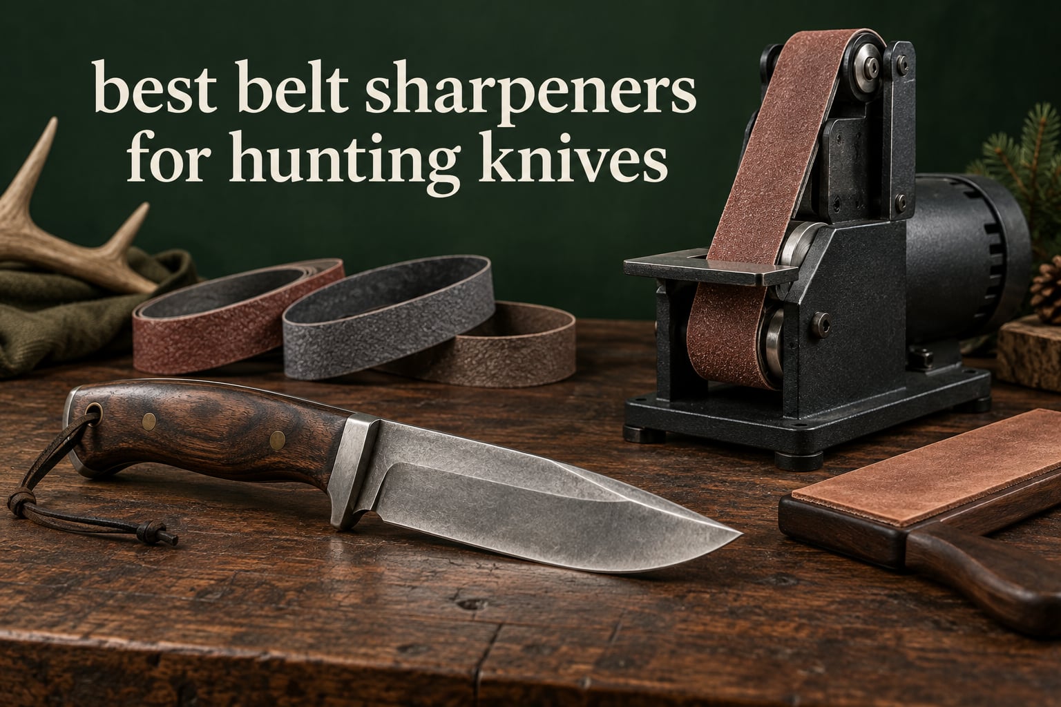 best belt sharpeners for hunting knives