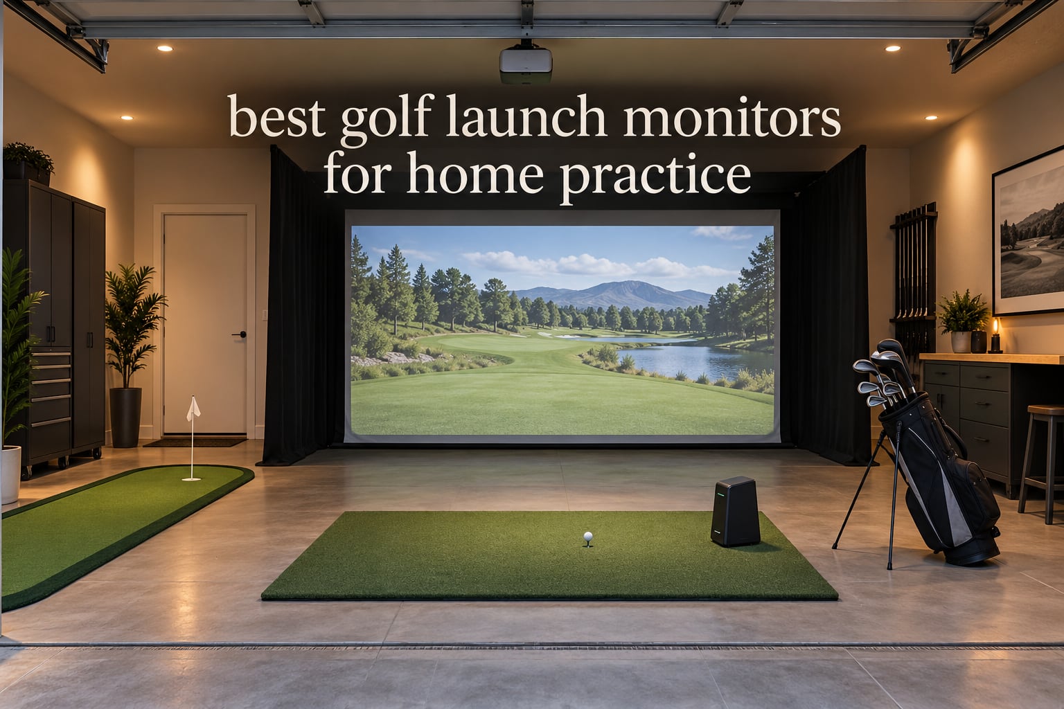 best golf launch monitors for home practice