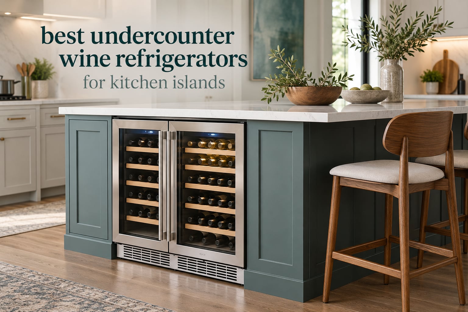 best undercounter wine refrigerators for kitchen islands