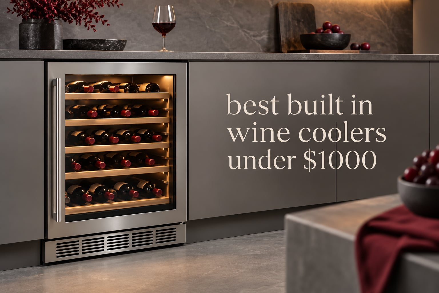 best built in wine coolers under $1000