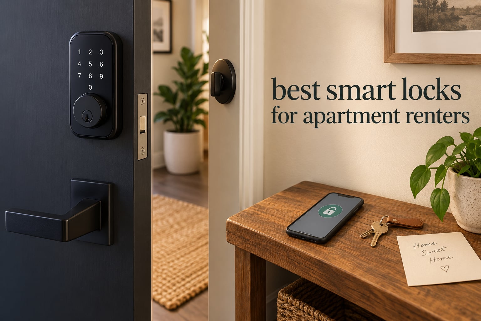 best smart locks for apartment renters