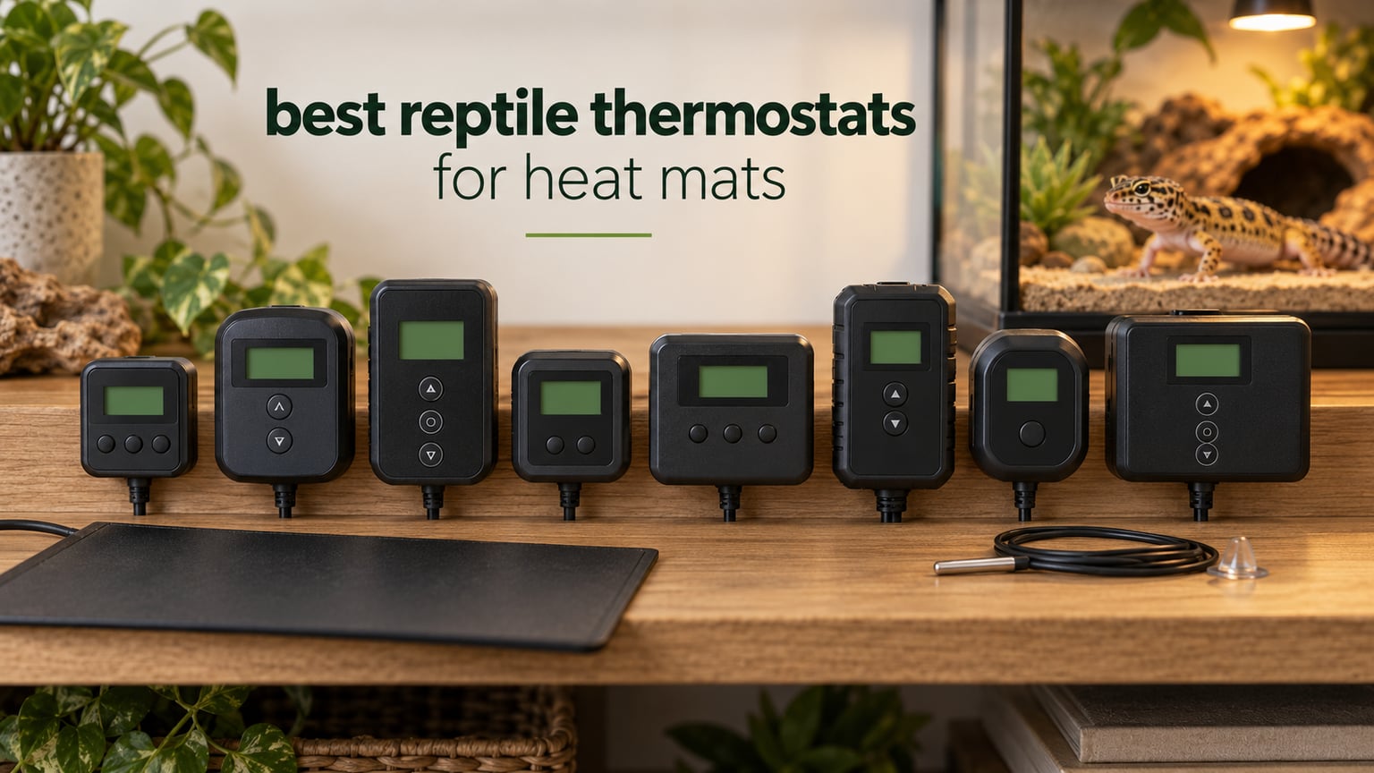best reptile thermostats for heat mats