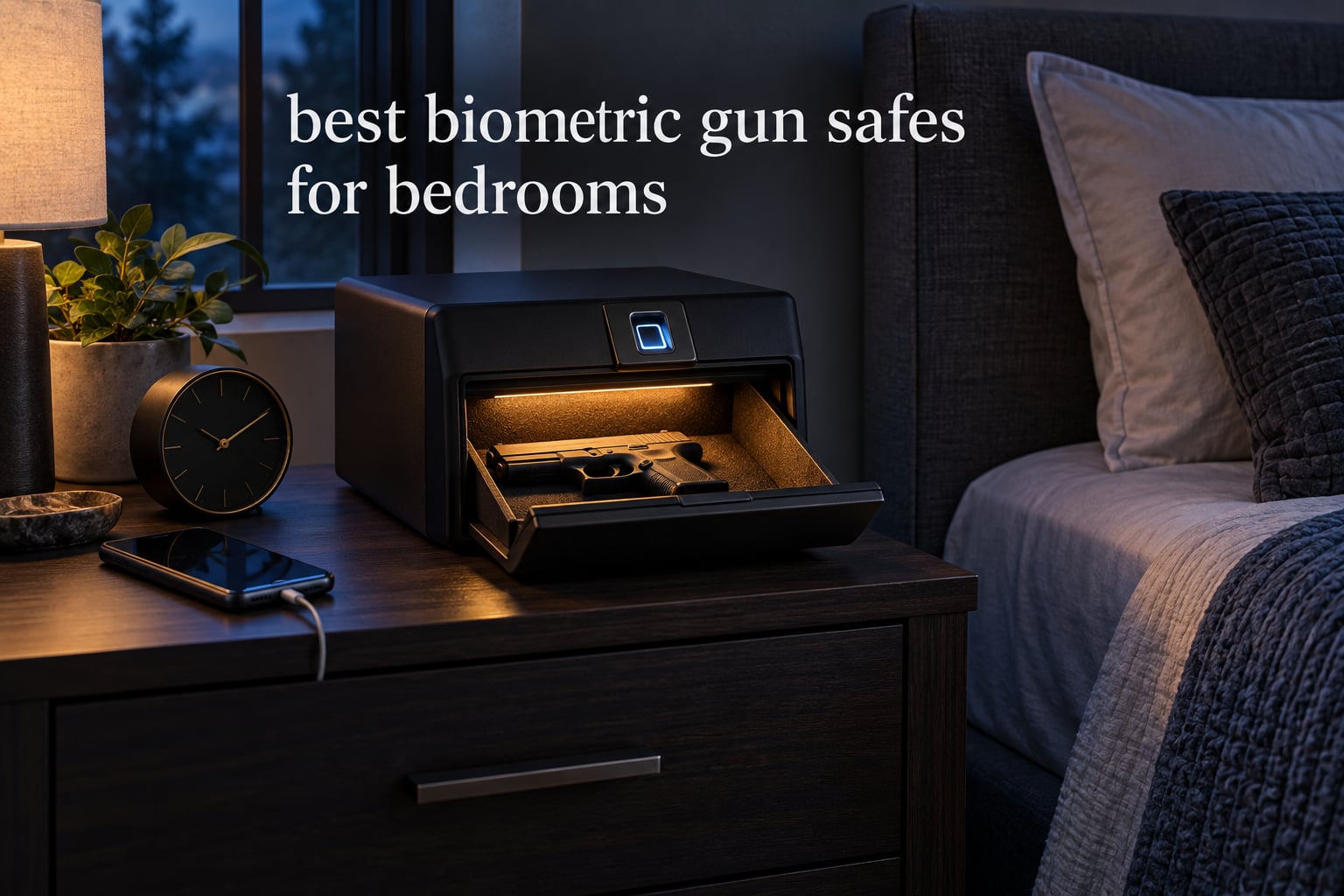 best biometric gun safes for bedrooms