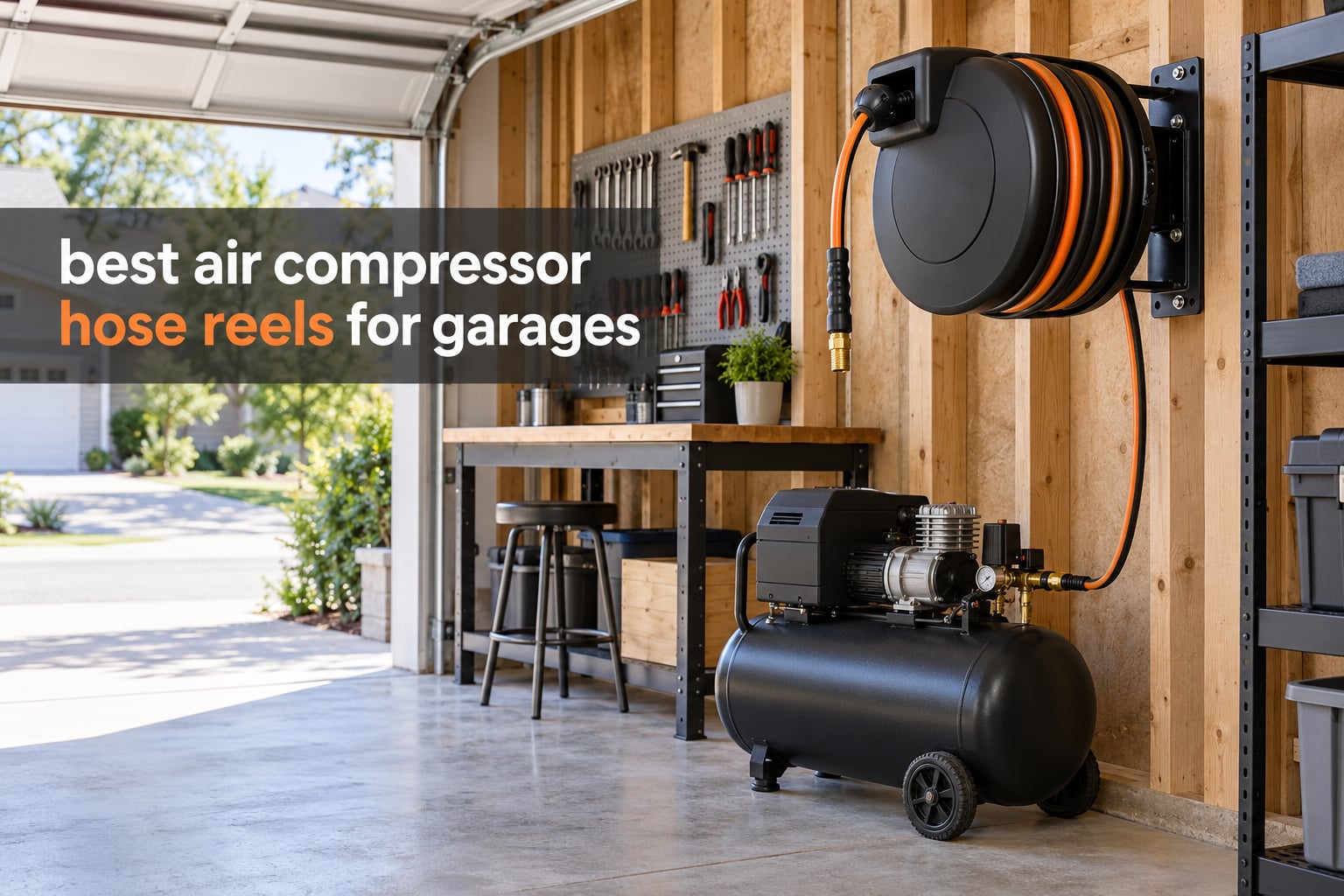 best air compressor hose reels for garages