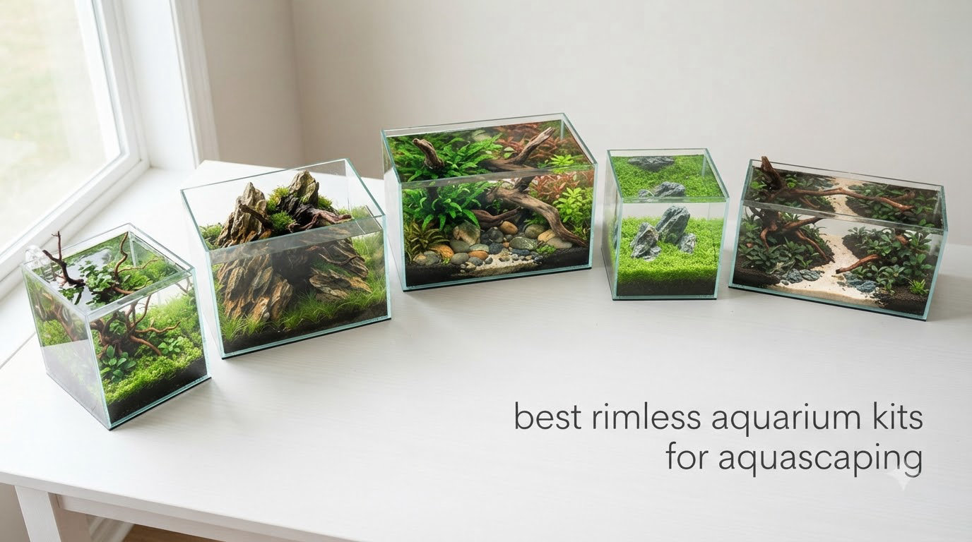 best rimless aquarium kits for aquascaping