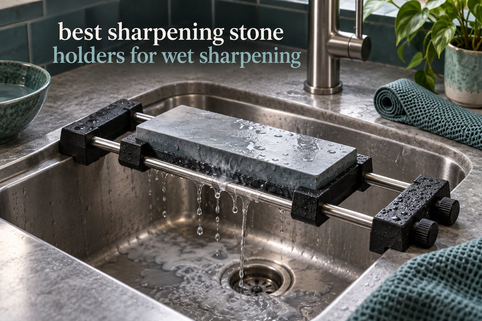 best sharpening stone holders for wet sharpening
