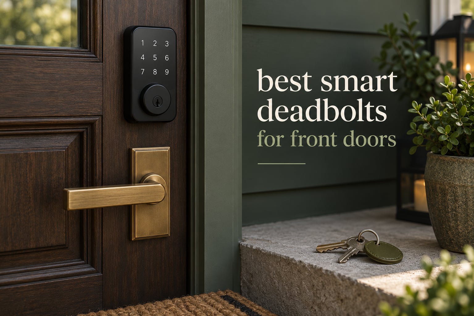 best smart deadbolts for front doors