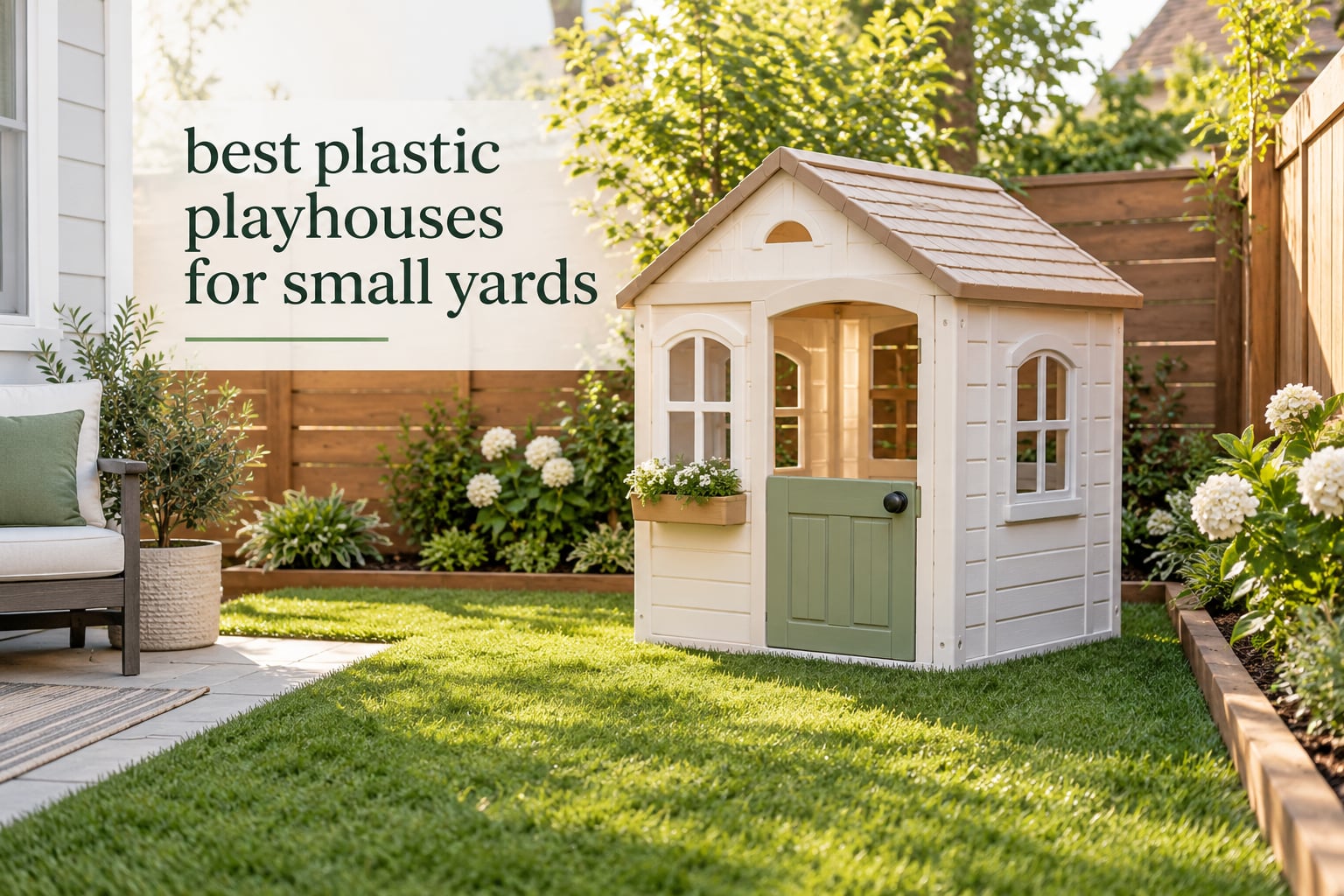 best plastic playhouses for small yards