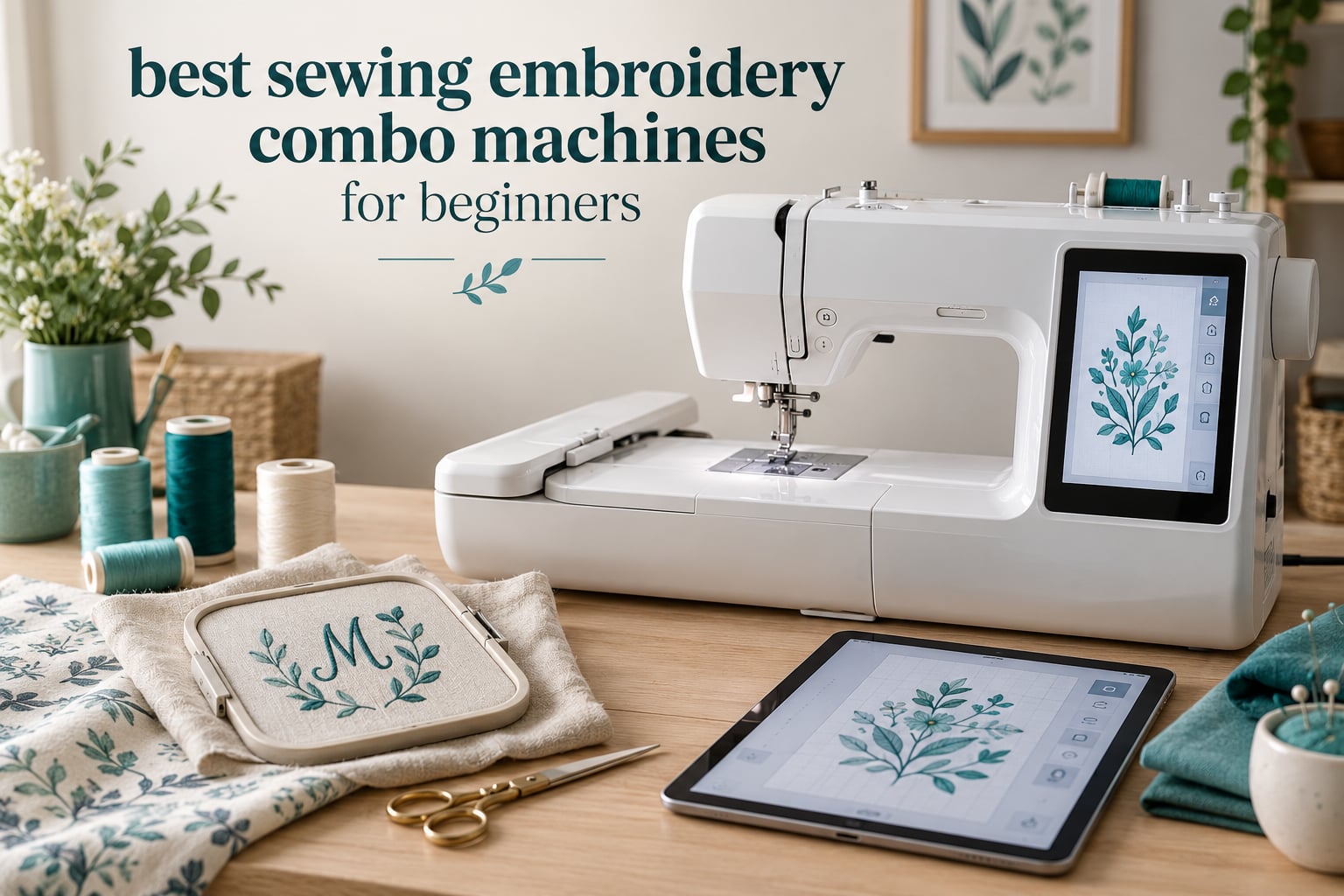 best sewing embroidery combo machines for beginners