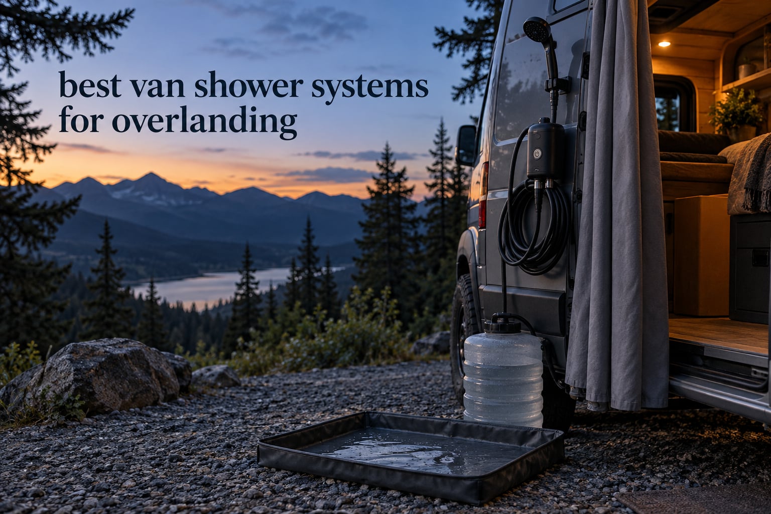 best van shower systems for overlanding