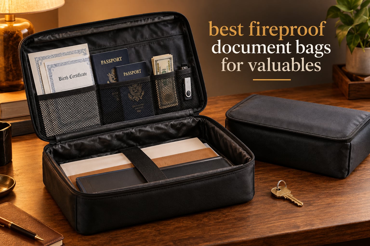 best fireproof document bags for valuables