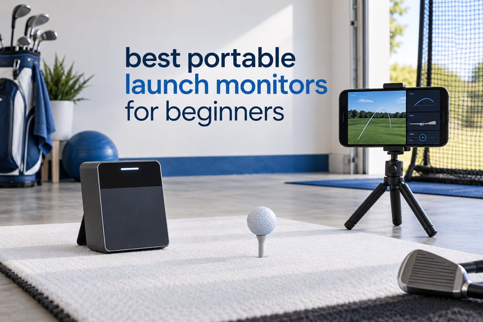 best portable launch monitors for beginners
