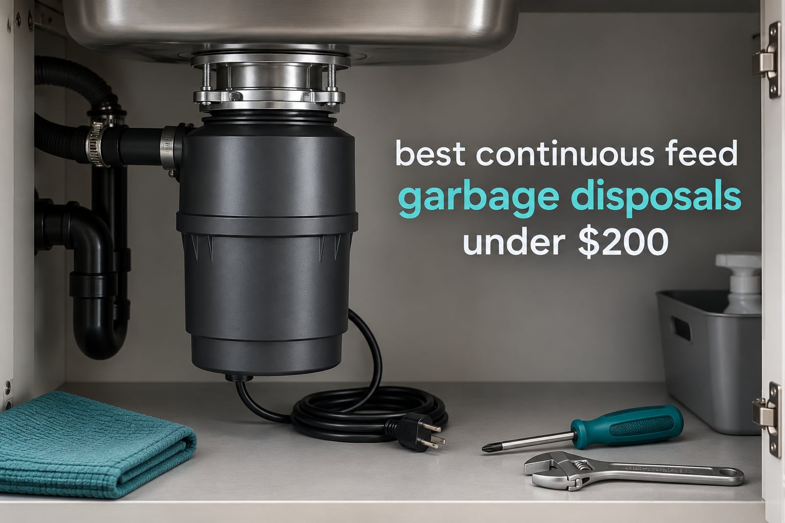 best continuous feed garbage disposals under $200