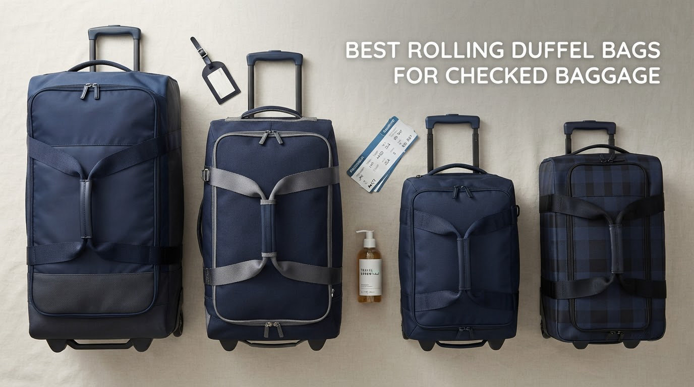 best rolling duffel bags for checked baggage