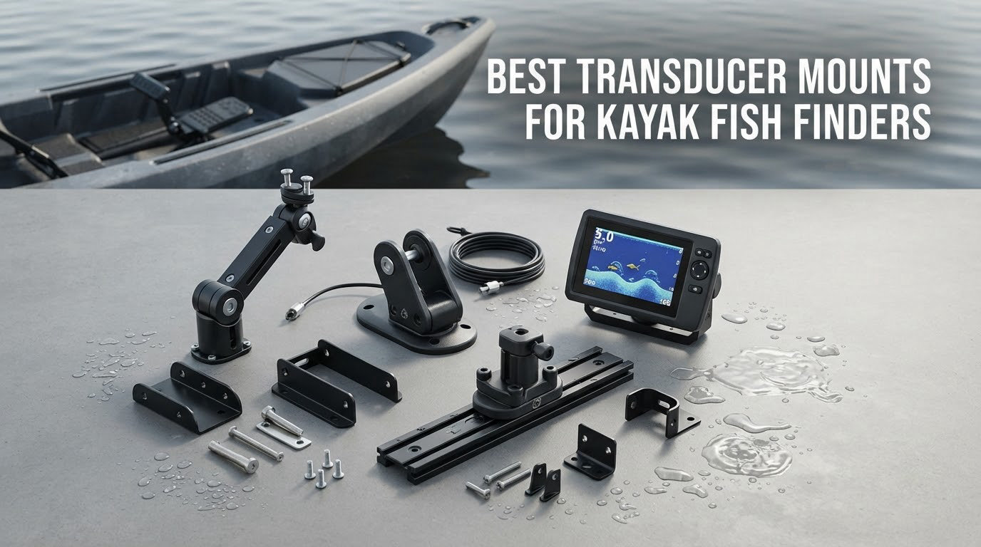 best transducer mounts for kayak fish finders