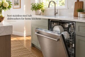 best stainless steel tub dishwashers for home kitchens
