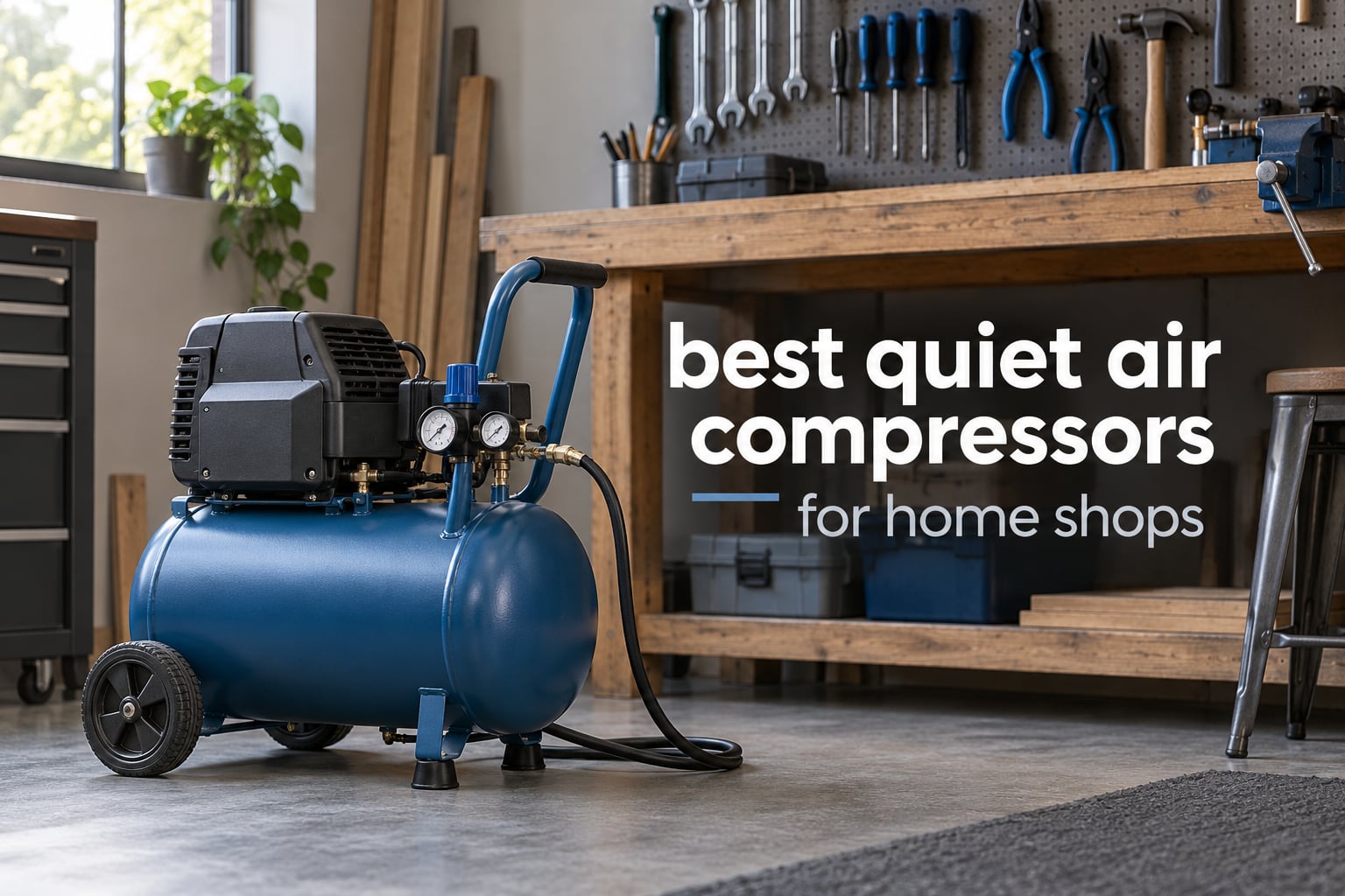 best quiet air compressors for home shops