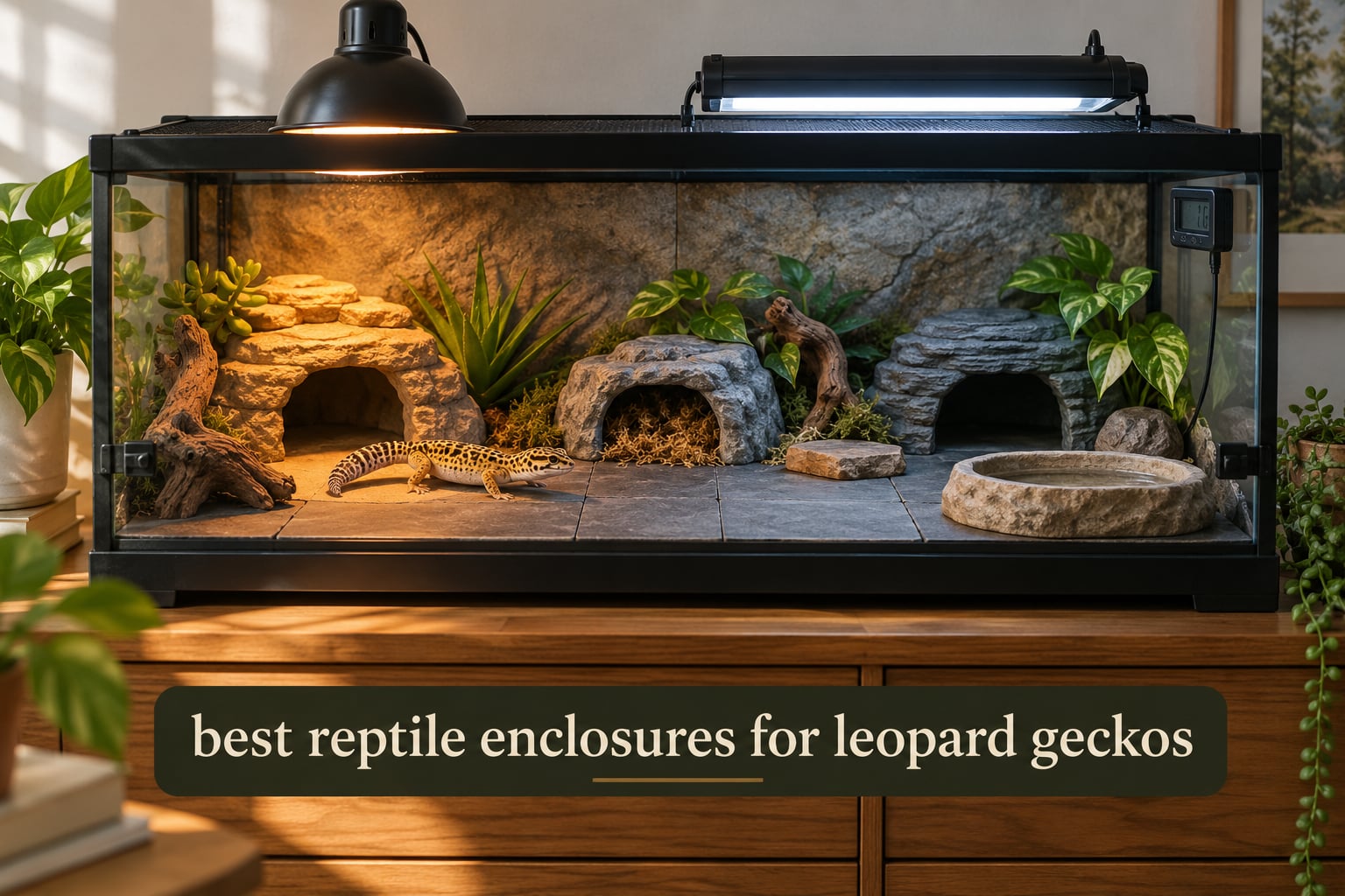 best reptile enclosures for leopard geckos
