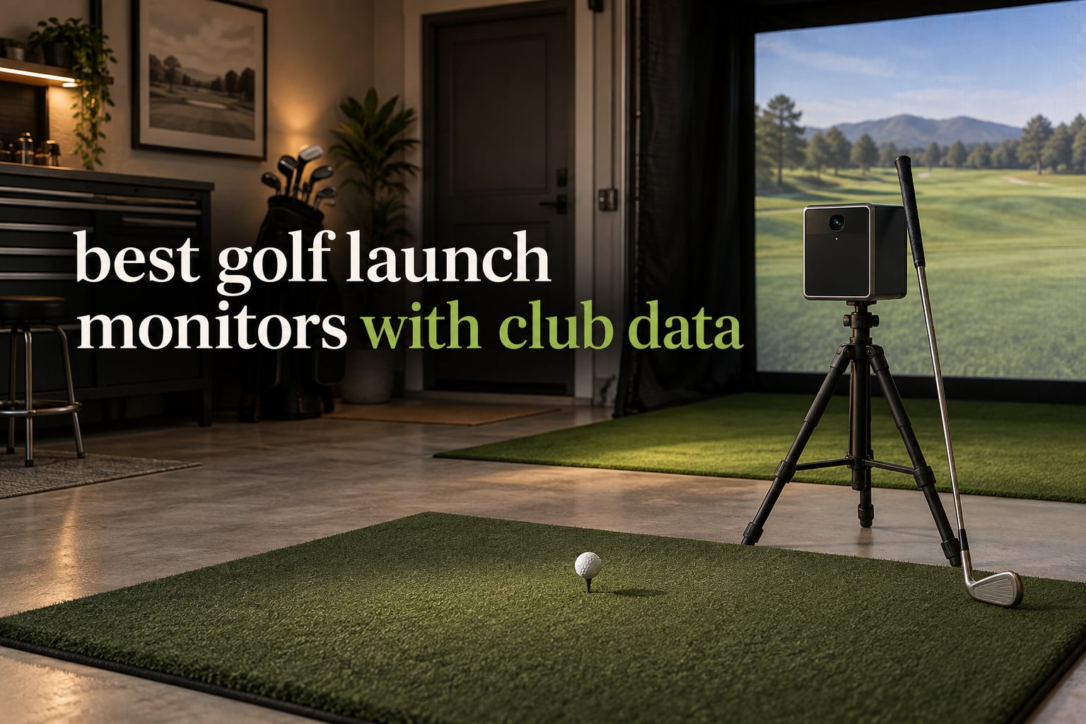 best golf launch monitors with club data