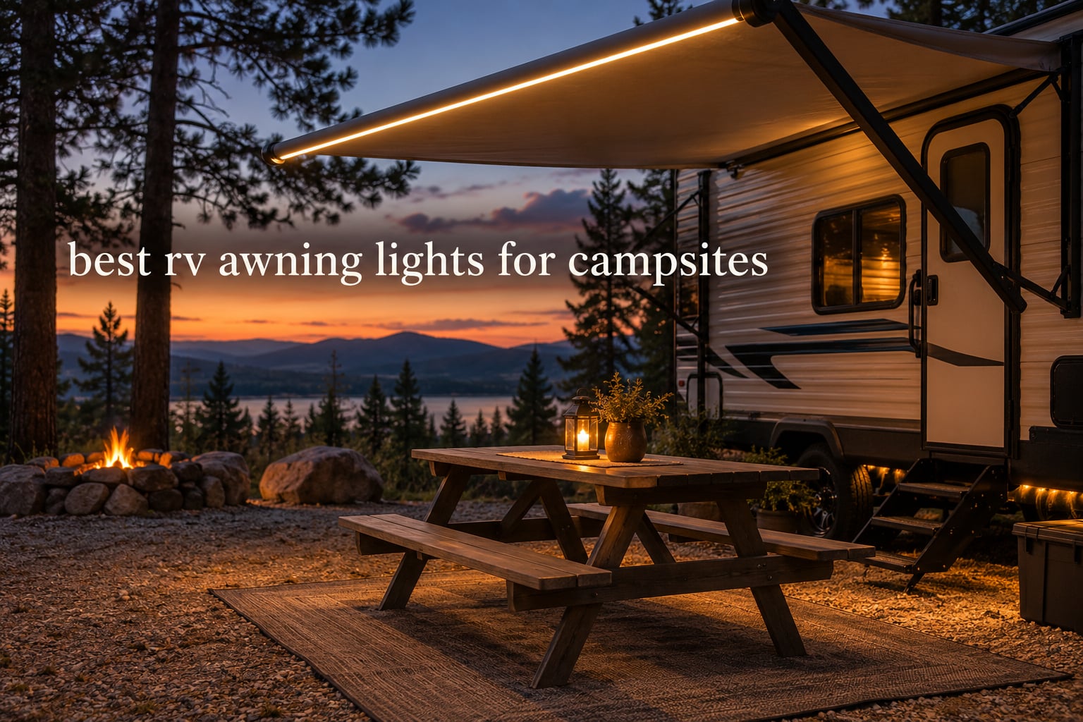 best rv awning lights for campsites