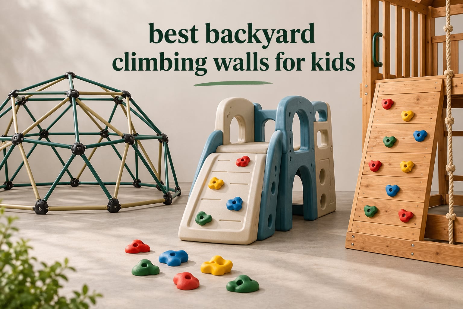 best backyard climbing walls for kids