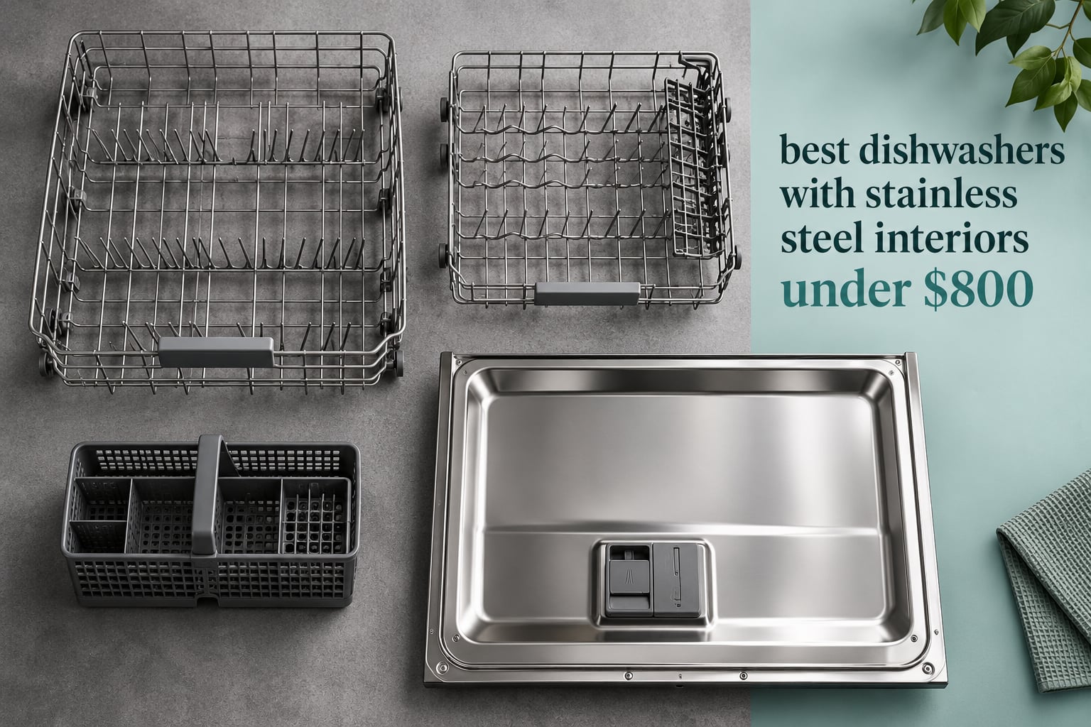 best dishwashers with stainless steel interiors under $800