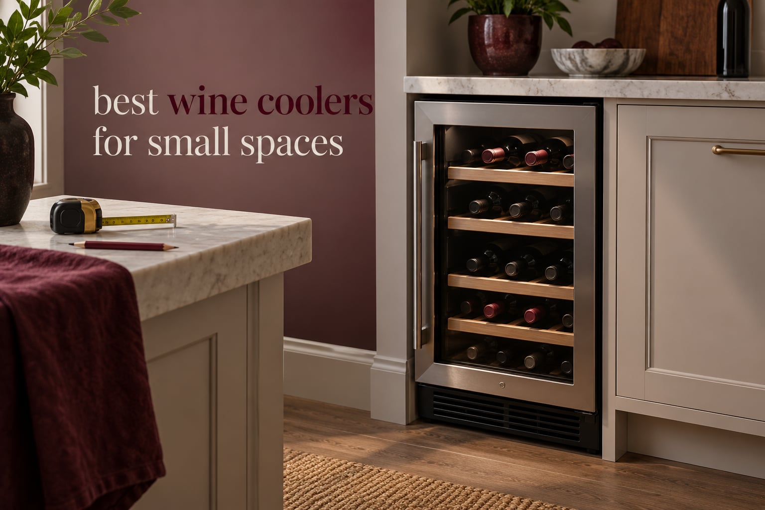 best wine coolers for small spaces