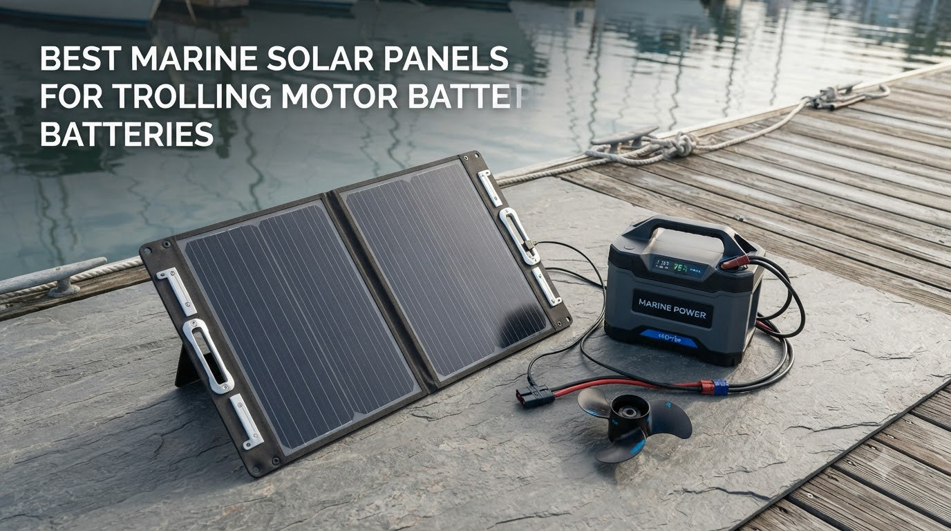 best marine solar panels for trolling motor batteries