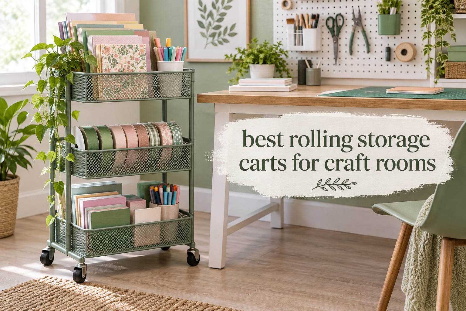best rolling storage carts for craft rooms