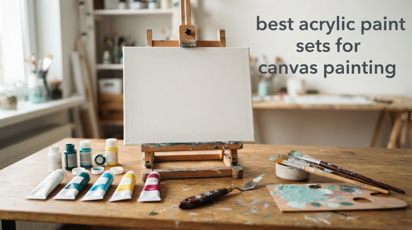 best acrylic paint sets for canvas painting