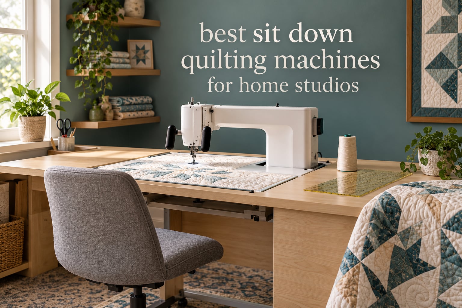 best sit down quilting machines for home studios
