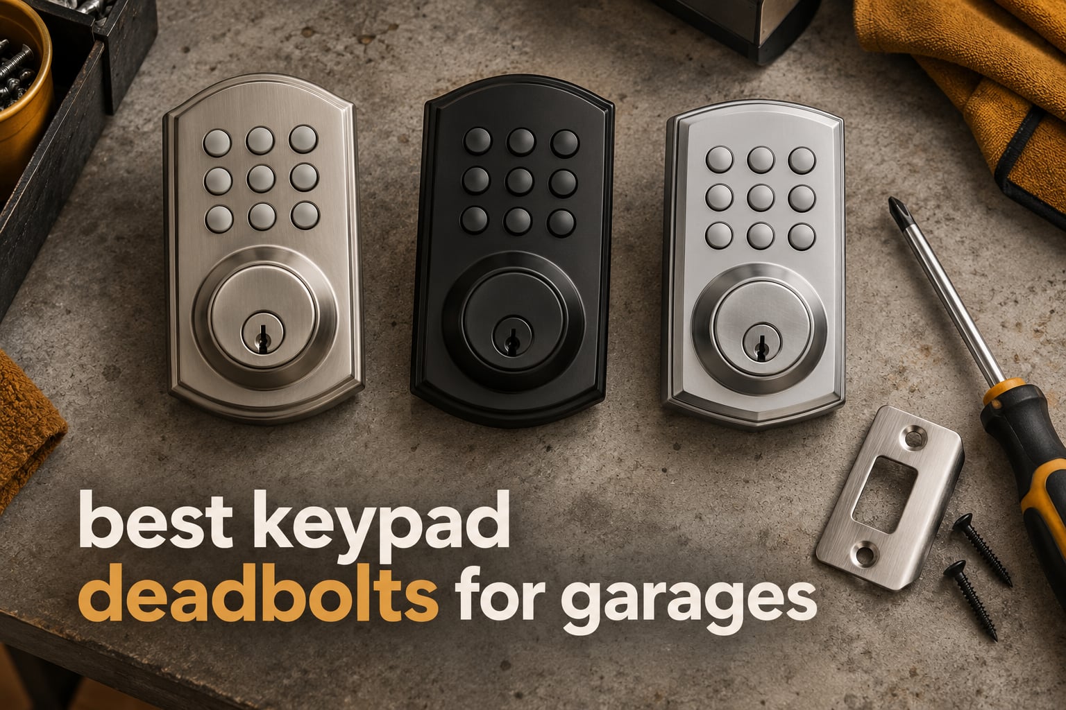 best keypad deadbolts for garages