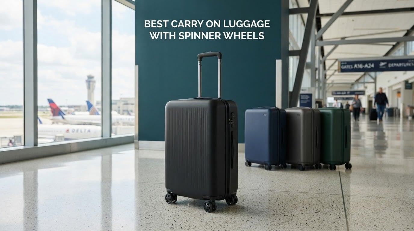 best carry on luggage with spinner wheels